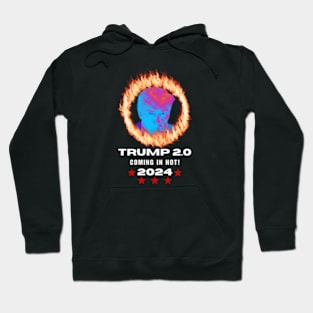 Trump 2024 Coming In Hot Mugshot Hoodie